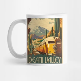 Death Valley National Park Vintage Travel Art Poster Mug